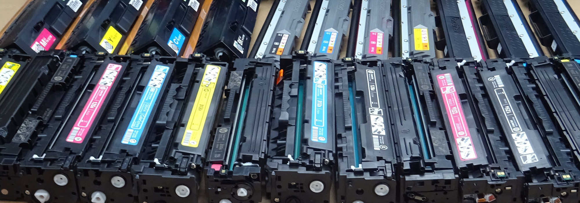 cartouches d'imprimante vides